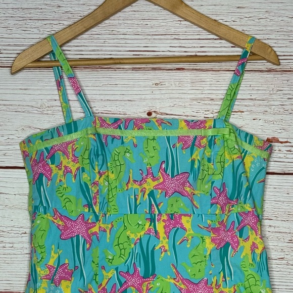 Key West Bow Sun Dress in Seafoam Donnie Sz 6 - Picture 3 of 8